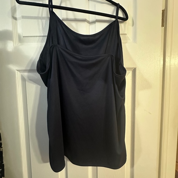 Women’s Reversible Camisole 2XL Navy – Scoop/ V-Neck Tank Top – Plus Size - Picture 1 of 2